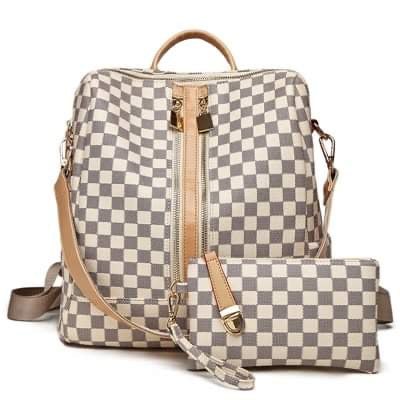 Louis Vuitton Backpack Cream Leather ref.370730 - Joli Closet